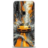 Phoenix Cep Kılıf HD Baskılı Kılıf + SERAMİK TAM KAPLAYAN EKRAN KORUYUCU 101 Siyah - Fuşya Oppo A31 ile uyumlu