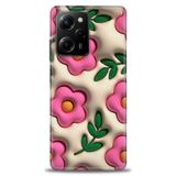 Phoenix Cep Kılıf HD Baskılı Kılıf + SERAMİK TAM KAPLAYAN EKRAN KORUYUCU 111 Siyah - Fuşya Xiaomi Poco X5 Pro 5G ile uyumlu