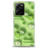 Phoenix Cep Kılıf HD Baskılı Kılıf + SERAMİK TAM KAPLAYAN EKRAN KORUYUCU 116 Siyah - Gümüş Xiaomi Poco X5 Pro 5G ile uyumlu