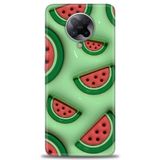 Phoenix Cep Kılıf HD Baskılı Kılıf + SERAMİK TAM KAPLAYAN EKRAN KORUYUCU 118 Beyaz Çicek Desenli Xiaomi Poco F2 Pro ile uyumlu