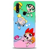 Phoenix Cep Kılıf HD Baskılı Kılıf + SERAMİK TAM KAPLAYAN EKRAN KORUYUCU 123 Beyaz - Mavi - Siyah Oppo A31 ile uyumlu