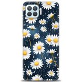 Phoenix Cep Kılıf HD Baskılı Kılıf + SERAMİK TAM KAPLAYAN EKRAN KORUYUCU 132 Beyaz - Mor Oppo A73 ile uyumlu