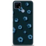 Phoenix Cep Kılıf HD Baskılı Kılıf + SERAMİK TAM KAPLAYAN EKRAN KORUYUCU 136 Beyaz - Kalp Realme C25S ile uyumlu