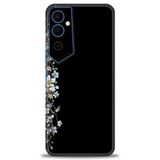 Phoenix Cep Kılıf HD Baskılı Kılıf + SERAMİK TAM KAPLAYAN EKRAN KORUYUCU 137 Beyaz Karbon Tecno Pova Neo 2 ile uyumlu