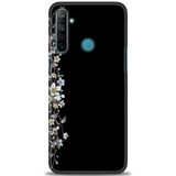 Phoenix Cep Kılıf HD Baskılı Kılıf + SERAMİK TAM KAPLAYAN EKRAN KORUYUCU 137 Beyaz Realme 5i ile uyumlu