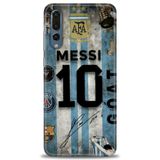 Phoenix Cep Kılıf HD Baskılı Kılıf + SERAMİK TAM KAPLAYAN EKRAN KORUYUCU 15 Beyaz - Gümüş Huawei P20 Pro ile uyumlu