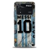 Phoenix Cep Kılıf HD Baskılı Kılıf + SERAMİK TAM KAPLAYAN EKRAN KORUYUCU 15 Beyaz - Turuncu Xiaomi Poco M4 Pro 4G ile uyumlu