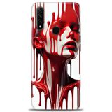 Phoenix Cep Kılıf HD Baskılı Kılıf + SERAMİK TAM KAPLAYAN EKRAN KORUYUCU 150 Siyah - Fuşya Oppo A31 ile uyumlu