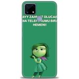 Phoenix Cep Kılıf HD Baskılı Kılıf + SERAMİK TAM KAPLAYAN EKRAN KORUYUCU 154 Beyaz - Yıldız Realme C25S ile uyumlu