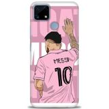 Phoenix Cep Kılıf HD Baskılı Kılıf + SERAMİK TAM KAPLAYAN EKRAN KORUYUCU 16 Siyah - Açık Kırmızı Realme C25S ile uyumlu