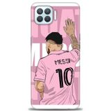 Phoenix Cep Kılıf HD Baskılı Kılıf + SERAMİK TAM KAPLAYAN EKRAN KORUYUCU 16 Siyah - Gümüş Oppo A73 ile uyumlu