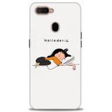 Phoenix Cep Kılıf HD Baskılı Kılıf + SERAMİK TAM KAPLAYAN EKRAN KORUYUCU 164 Beyaz - Yıldız Oppo AX7 ile uyumlu