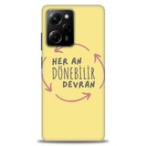 Phoenix Cep Kılıf HD Baskılı Kılıf + SERAMİK TAM KAPLAYAN EKRAN KORUYUCU 167 Beyaz Xiaomi Poco X5 Pro 5G ile uyumlu