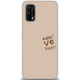 Phoenix Cep Kılıf HD Baskılı Kılıf + SERAMİK TAM KAPLAYAN EKRAN KORUYUCU 168 Beyaz Çicek Desenli Realme 7 Pro ile uyumlu