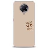 Phoenix Cep Kılıf HD Baskılı Kılıf + SERAMİK TAM KAPLAYAN EKRAN KORUYUCU 168 Siyah Xiaomi Poco F2 Pro ile uyumlu