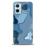 Phoenix Cep Kılıf HD Baskılı Kılıf + SERAMİK TAM KAPLAYAN EKRAN KORUYUCU 172 Beyaz - Turuncu Oppo A96 4G ile uyumlu