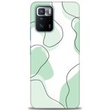Phoenix Cep Kılıf HD Baskılı Kılıf + SERAMİK TAM KAPLAYAN EKRAN KORUYUCU 175 Beyaz Desenli Xiaomi Poco X3 GT ile uyumlu