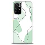 Phoenix Cep Kılıf HD Baskılı Kılıf + SERAMİK TAM KAPLAYAN EKRAN KORUYUCU 175 Siyah - Gümüş Xiaomi Poco M4 Pro 5G ile uyumlu