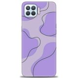 Phoenix Cep Kılıf HD Baskılı Kılıf + SERAMİK TAM KAPLAYAN EKRAN KORUYUCU 176 Beyaz - Kırmızı - Siyah Oppo A73 ile uyumlu