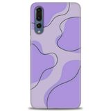 Phoenix Cep Kılıf HD Baskılı Kılıf + SERAMİK TAM KAPLAYAN EKRAN KORUYUCU 176 Beyaz - Siyah Huawei P20 Pro ile uyumlu