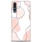 Phoenix Cep Kılıf HD Baskılı Kılıf + SERAMİK TAM KAPLAYAN EKRAN KORUYUCU 180 Beyaz - Turuncu Huawei P20 Pro ile uyumlu
