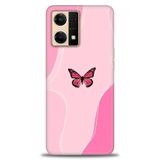 Phoenix Cep Kılıf HD Baskılı Kılıf + SERAMİK TAM KAPLAYAN EKRAN KORUYUCU 181 Beyaz - Yeşil Oppo Reno 7 ile uyumlu