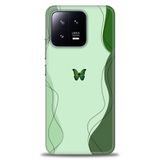 Phoenix Cep Kılıf HD Baskılı Kılıf + SERAMİK TAM KAPLAYAN EKRAN KORUYUCU 187 Beyaz Çicek Desenli Xiaomi Mi 13 ile uyumlu