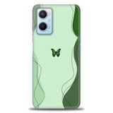 Phoenix Cep Kılıf HD Baskılı Kılıf + SERAMİK TAM KAPLAYAN EKRAN KORUYUCU 187 Siyah - Beyaz - Yeşil Oppo A96 4G ile uyumlu