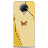 Phoenix Cep Kılıf HD Baskılı Kılıf + SERAMİK TAM KAPLAYAN EKRAN KORUYUCU 188 Beyaz - Gold Xiaomi Poco F2 Pro ile uyumlu