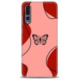 Phoenix Cep Kılıf HD Baskılı Kılıf + SERAMİK TAM KAPLAYAN EKRAN KORUYUCU 189 Siyah Huawei P20 Pro ile uyumlu