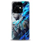 Phoenix Cep Kılıf HD Baskılı Kılıf + SERAMİK TAM KAPLAYAN EKRAN KORUYUCU 19 Siyah - Blur Tecno Spark 10 Pro 4G ile uyumlu