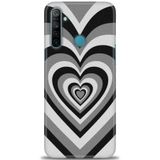 Phoenix Cep Kılıf HD Baskılı Kılıf + SERAMİK TAM KAPLAYAN EKRAN KORUYUCU 196 Beyaz - Kırmızı Realme 5i ile uyumlu