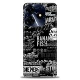 Phoenix Cep Kılıf HD Baskılı Kılıf + SERAMİK TAM KAPLAYAN EKRAN KORUYUCU 201 Beyaz - Mor Tecno Spark 10 Pro ile uyumlu
