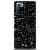 Phoenix Cep Kılıf HD Baskılı Kılıf + SERAMİK TAM KAPLAYAN EKRAN KORUYUCU 202 Beyaz - Gümüş Xiaomi Poco X3 GT ile uyumlu