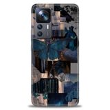 Phoenix Cep Kılıf HD Baskılı Kılıf + SERAMİK TAM KAPLAYAN EKRAN KORUYUCU 207 Beyaz Çicek Desenli Xiaomi Mi 12T ile uyumlu
