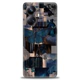 Phoenix Cep Kılıf HD Baskılı Kılıf + SERAMİK TAM KAPLAYAN EKRAN KORUYUCU 207 Beyaz - Siyah Realme 10 Pro Plus ile uyumlu