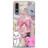Phoenix Cep Kılıf HD Baskılı Kılıf + SERAMİK TAM KAPLAYAN EKRAN KORUYUCU 213 Beyaz - Kalp Huawei P20 Pro ile uyumlu