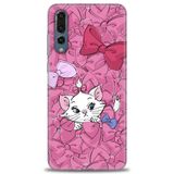 Phoenix Cep Kılıf HD Baskılı Kılıf + SERAMİK TAM KAPLAYAN EKRAN KORUYUCU 215 Beyaz - Kırmızı Huawei P20 Pro ile uyumlu