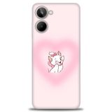 Phoenix Cep Kılıf HD Baskılı Kılıf + SERAMİK TAM KAPLAYAN EKRAN KORUYUCU 219 Beyaz - Titanium Realme 10 4G ile uyumlu