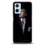 Phoenix Cep Kılıf HD Baskılı Kılıf + SERAMİK TAM KAPLAYAN EKRAN KORUYUCU 22 Beyaz - Taba Oppo A96 4G ile uyumlu