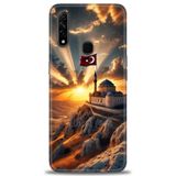 Phoenix Cep Kılıf HD Baskılı Kılıf + SERAMİK TAM KAPLAYAN EKRAN KORUYUCU 229 Beyaz - Turkuaz - Fuşya Oppo A31 ile uyumlu