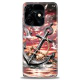 Phoenix Cep Kılıf HD Baskılı Kılıf + SERAMİK TAM KAPLAYAN EKRAN KORUYUCU 231 Beyaz - Kahverengi Tecno Spark 10 Pro 4G ile uyumlu