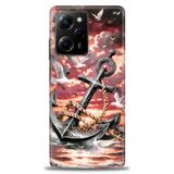 Phoenix Cep Kılıf HD Baskılı Kılıf + SERAMİK TAM KAPLAYAN EKRAN KORUYUCU 231 Beyaz - Mavi - Siyah Xiaomi Poco X5 Pro 5G ile uyumlu