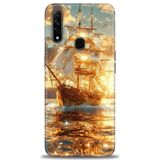 Phoenix Cep Kılıf HD Baskılı Kılıf + SERAMİK TAM KAPLAYAN EKRAN KORUYUCU 234 Beyaz Desenli Oppo A31 ile uyumlu