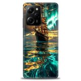 Phoenix Cep Kılıf HD Baskılı Kılıf + SERAMİK TAM KAPLAYAN EKRAN KORUYUCU 237 Beyaz - Taba Xiaomi Poco X5 Pro 5G ile uyumlu