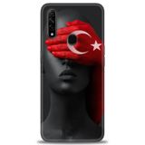 Phoenix Cep Kılıf HD Baskılı Kılıf + SERAMİK TAM KAPLAYAN EKRAN KORUYUCU 246 Siyah - Blur Oppo A31 ile uyumlu