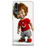 Phoenix Cep Kılıf HD Baskılı Kılıf + SERAMİK TAM KAPLAYAN EKRAN KORUYUCU 247 Siyah - Fuşya Huawei P20 Pro ile uyumlu