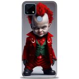 Phoenix Cep Kılıf HD Baskılı Kılıf + SERAMİK TAM KAPLAYAN EKRAN KORUYUCU 248 Beyaz - Titanium Realme C25S ile uyumlu
