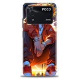 Phoenix Cep Kılıf HD Baskılı Kılıf + SERAMİK TAM KAPLAYAN EKRAN KORUYUCU 252 Beyaz - Mor Xiaomi Poco M4 Pro 4G ile uyumlu