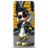 Phoenix Cep Kılıf HD Baskılı Kılıf + SERAMİK TAM KAPLAYAN EKRAN KORUYUCU 255 Beyaz Oppo A31 ile uyumlu